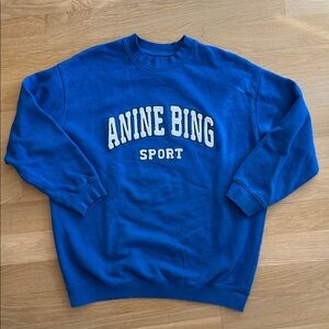 Anine Bing Tyler Sweatshirt in Electric Blue